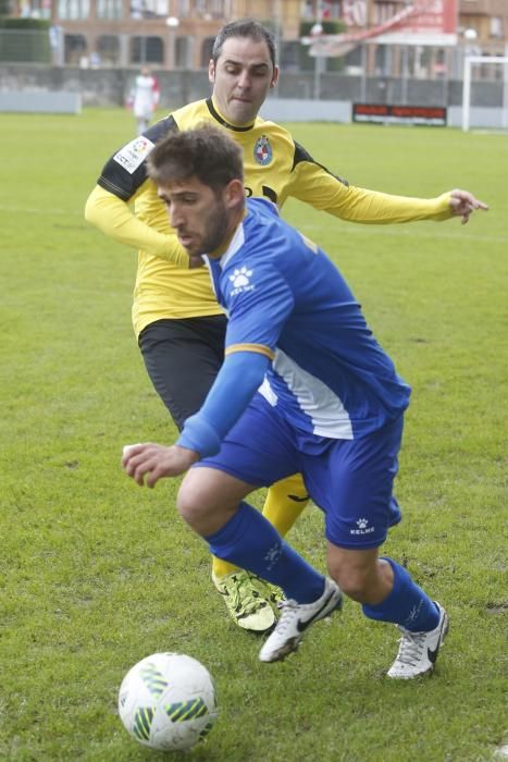 El partido entre el Avilés y el Llanera, en imágenes