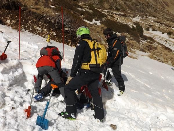 Simulacre de rescat a Vallter