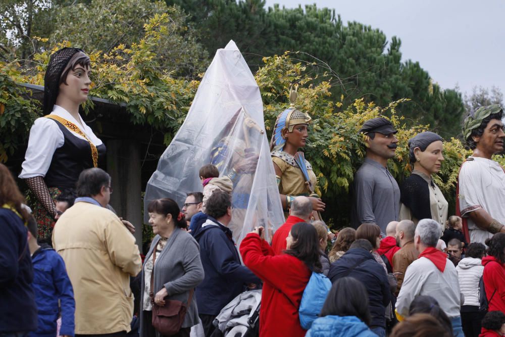 Plantada de gegants i cercavila a Girona