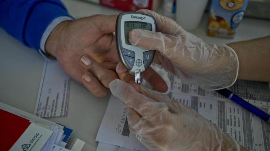 Detalle de una prueba realizada en las jornadas del Hospital General del pasado año.