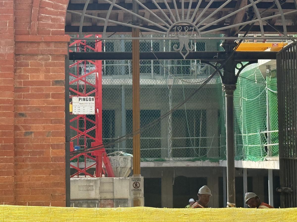 Las obras avanzan a buen ritmo en el Mercado de Calatrava para convertirlo en el futuro museo de Mérida