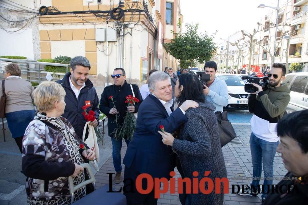 Joaquín López visita Calasparra junto al alcalde J