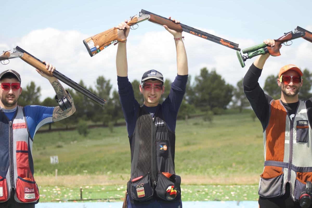 Andrés García vuelve a proclamarse campeón del Campeonato de España Absoluto de Foso Olímpico.