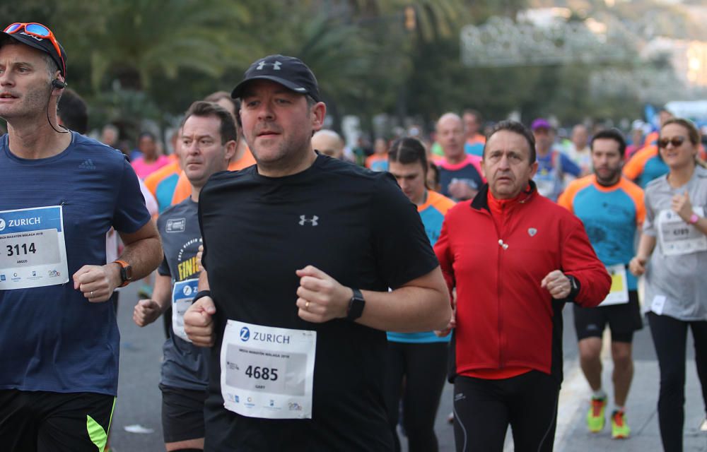 Las mejores imágenes de la Maratón de Málaga 2018