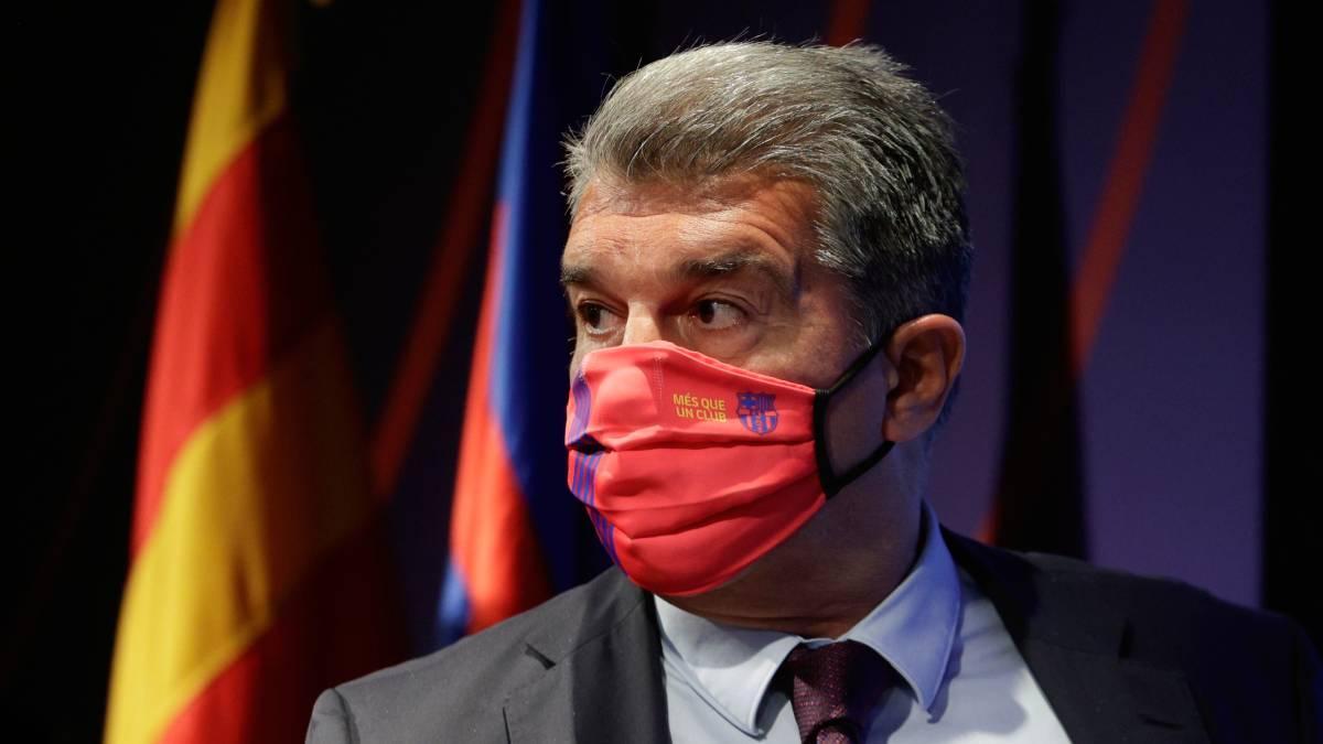 Laporta intentó morderse la lengua con el tema de los árbitros