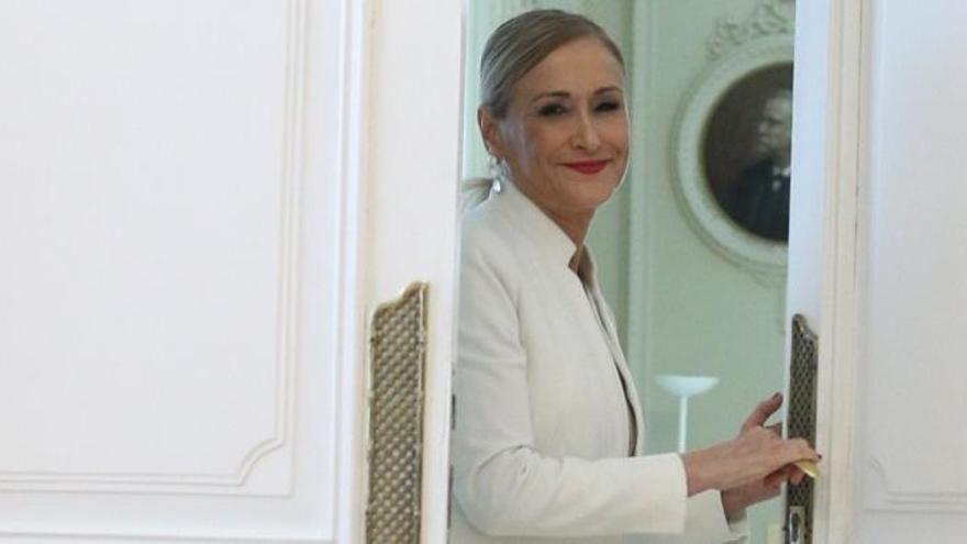 La dimitida Cristina Cifuentes.