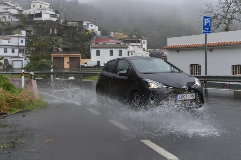 Lluvias en la zona centro de Gran Canaria