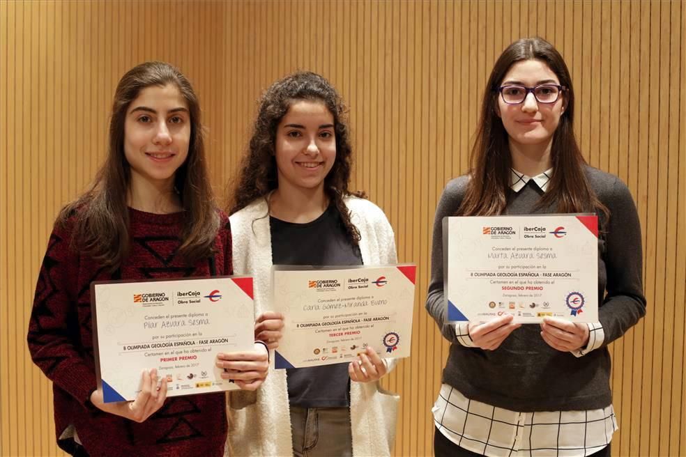 Premios de las competiciones de Biología, Matemáticas y Geológicas