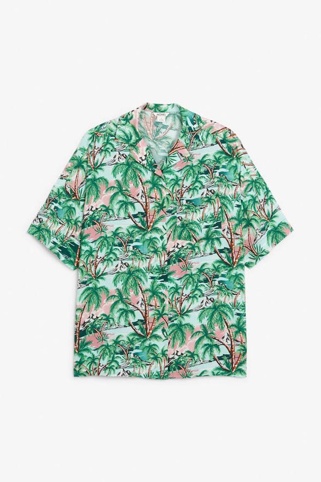 Blusa con estampado tropical, de Monki