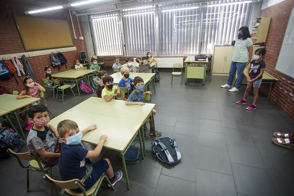 Inici del curs a l'escola Pla de Girona