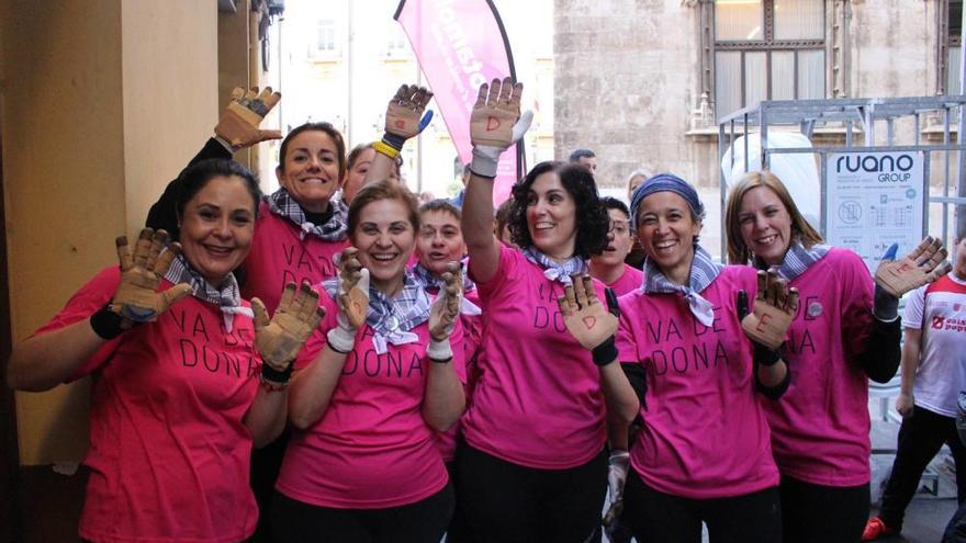 Éxit de la gran festa de la pilota en clau femenina