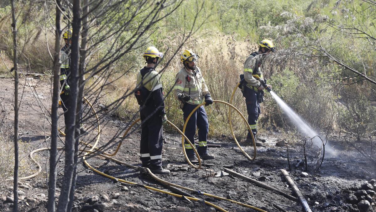 Les imatges de l'incendi de Ventalló i Vilopriu