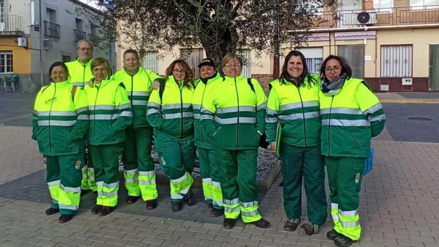 Programa Mixto de Formación y Empleo para adecentar los jardines de Cañizal