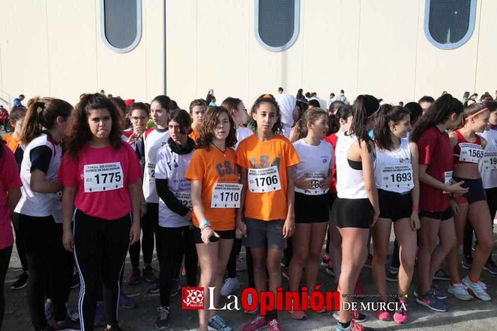 Final Regional de Cross Escolar: cadetes