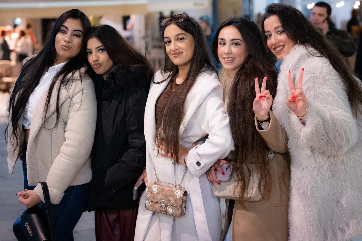 Un momento del espectáculo de ayer por la noche.