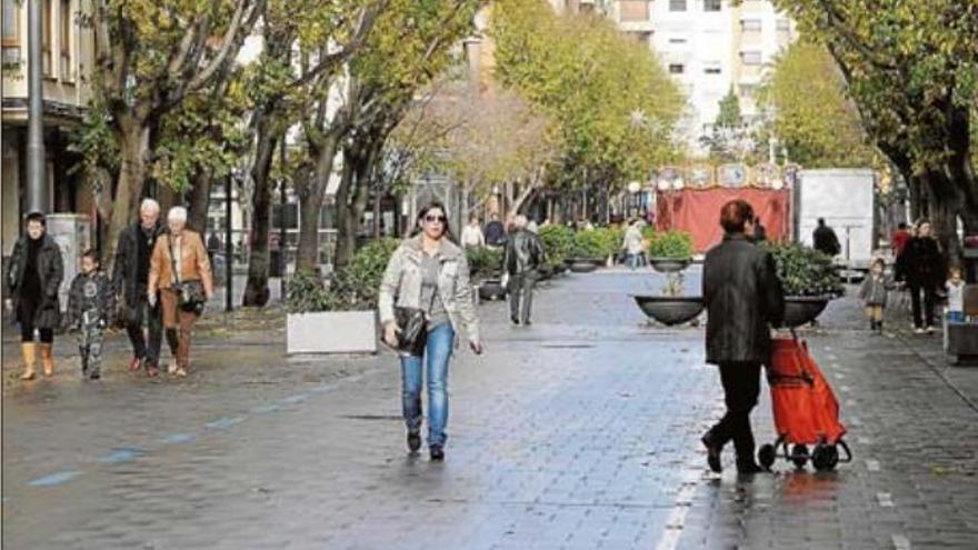 Der Carrer Blanquerna in Palma de Mallorca.