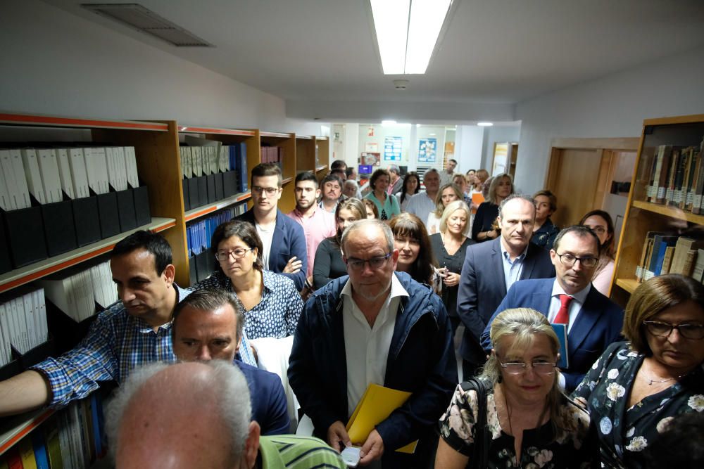 Inauguración del despacho de Germán Bernácer en la UA