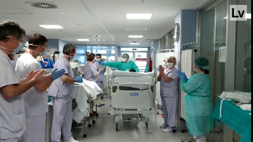 Primer dado de alta en la UCI del hospital Arnau de Vilanova por coronavirus