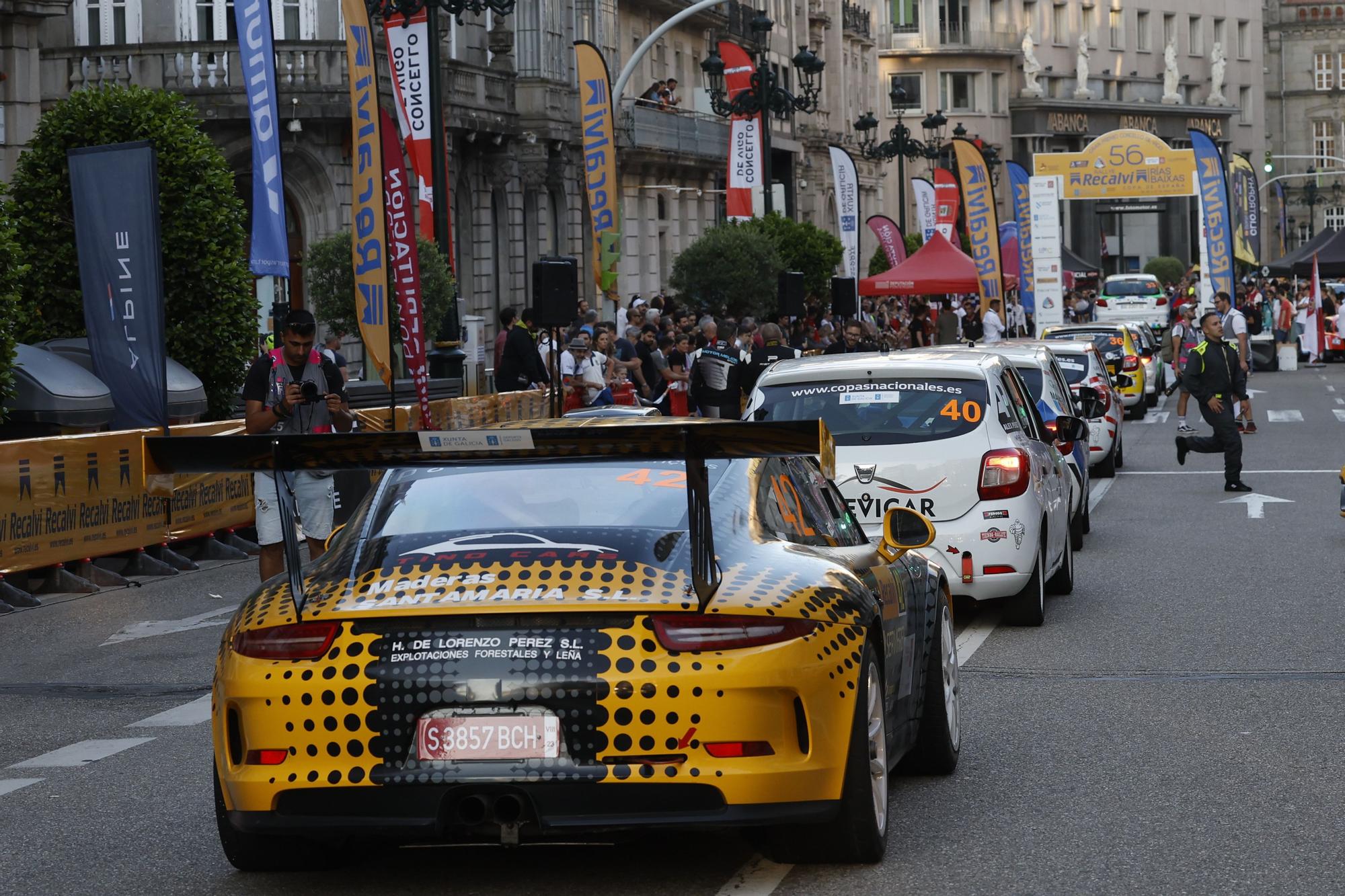 La fiebre del Rallye Recalvi Rías Baixas rompe los termómetros