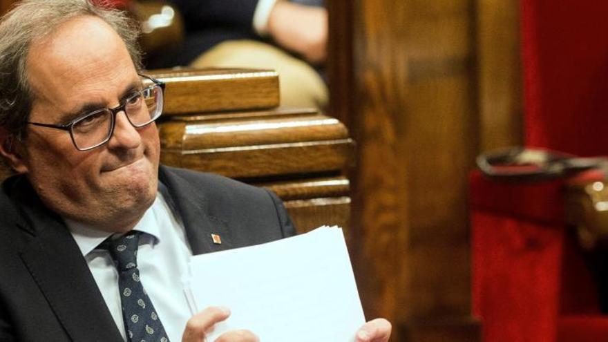 Torra fa un ultimàtum a Sánchez: referèndum en un mes o li retira el suport