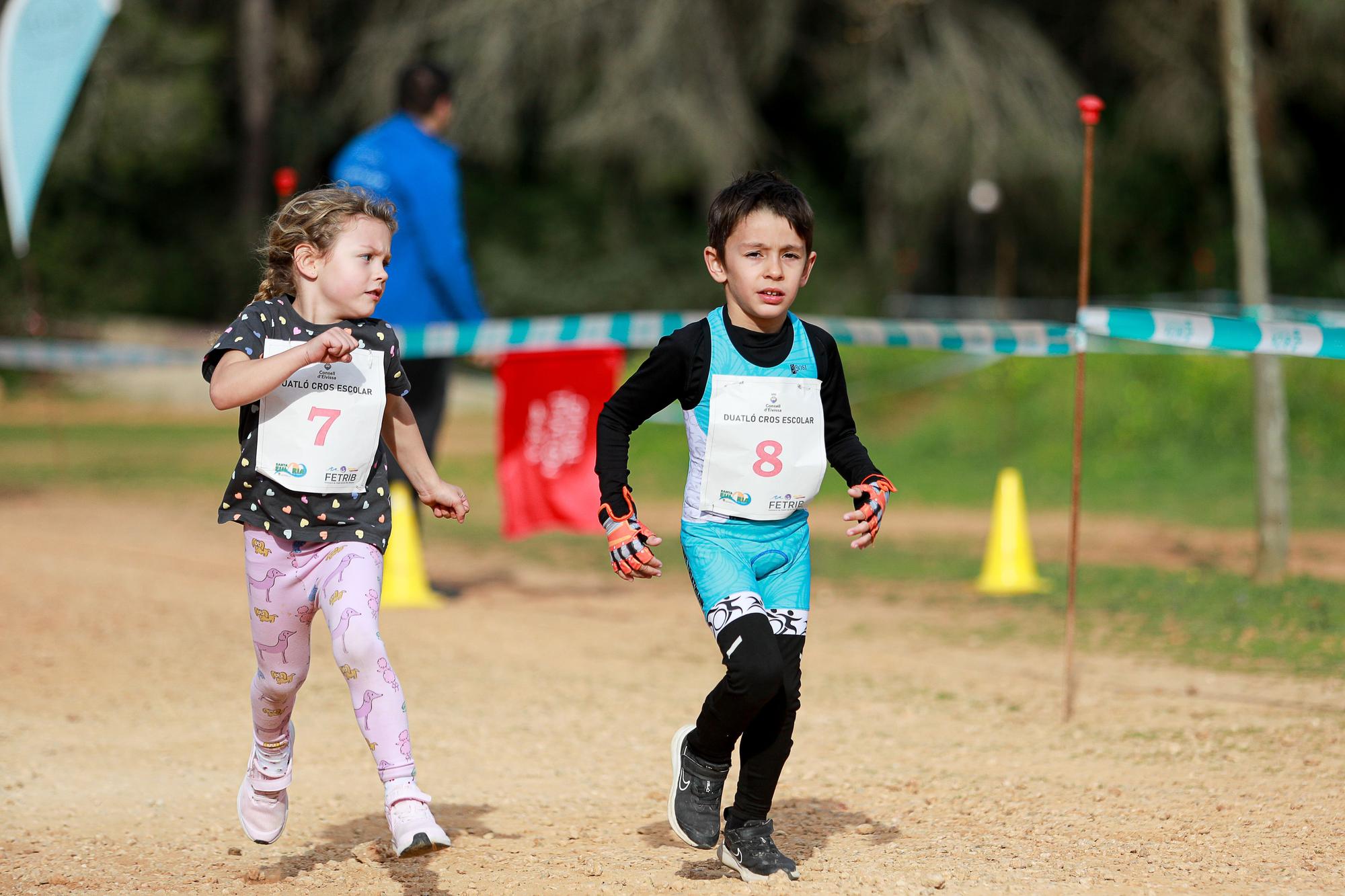 Duatlón escolar en Can Truy