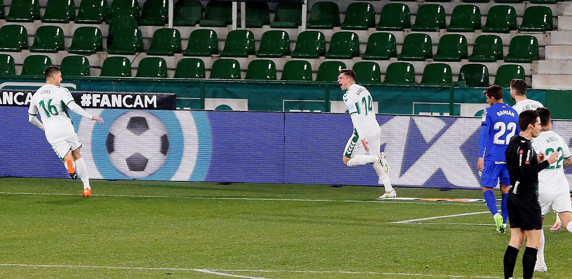 Elche 1 - Getafe 3: El Elche se desangra