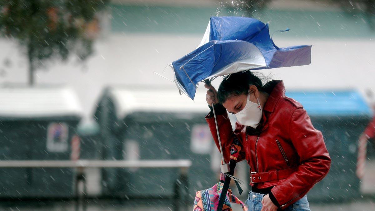 Granizo y lluvia intensa en Valencia