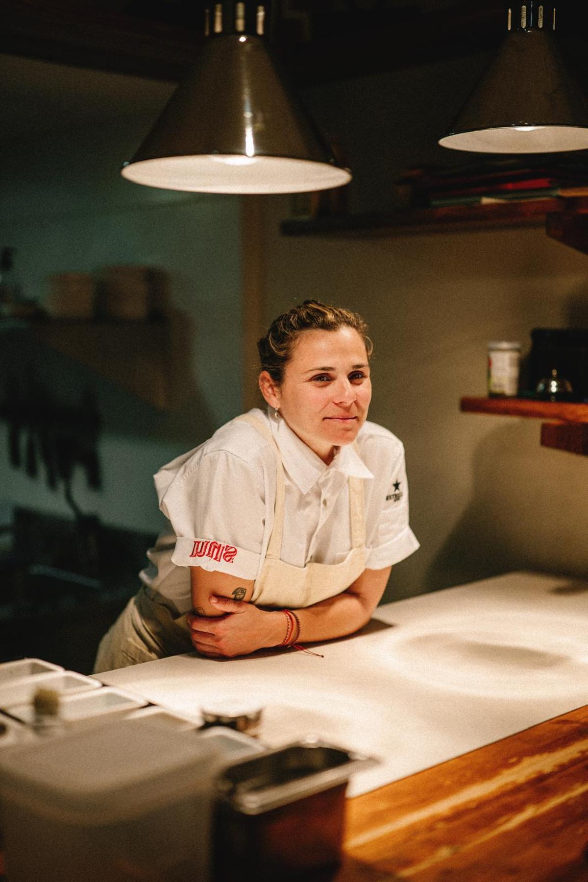Irene Martínez en Nus, su restaurante en Santa Catalina