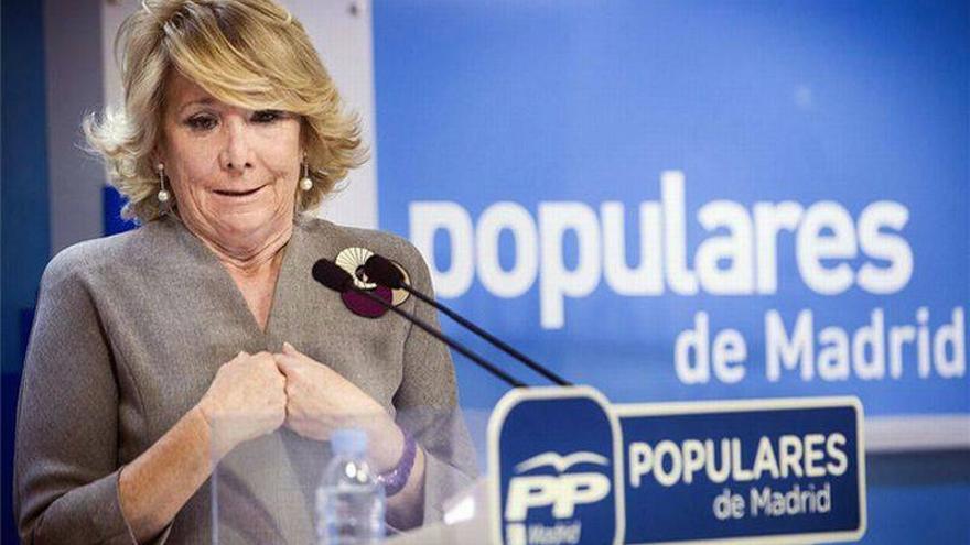 Aguirre se postula como candidata del PP a la alcaldía de Madrid