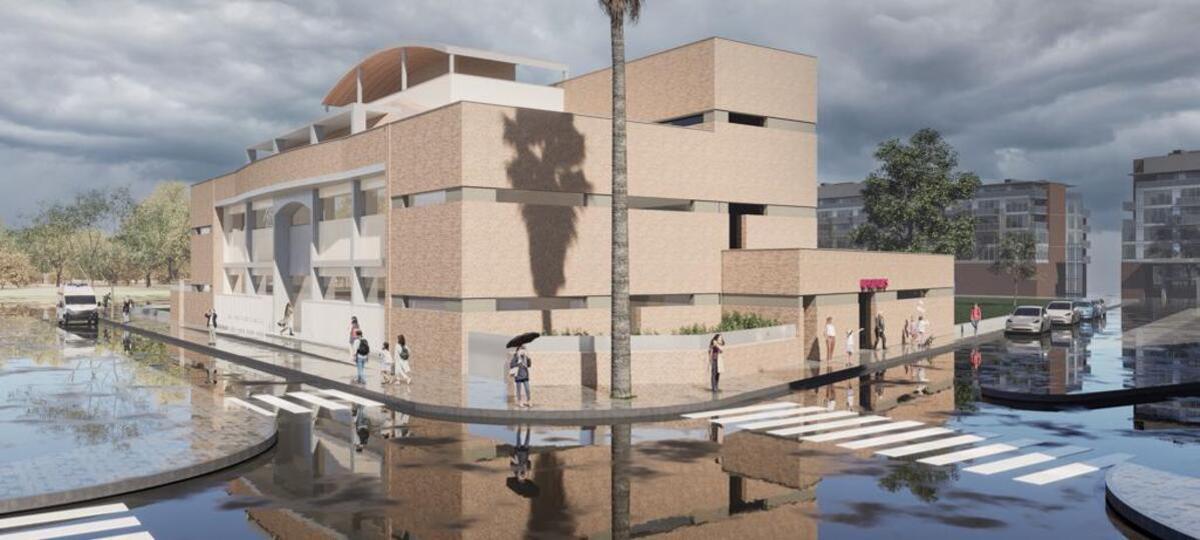 Así será el nuevo centro de salud de Benimàmet, una vez sea ampliado.