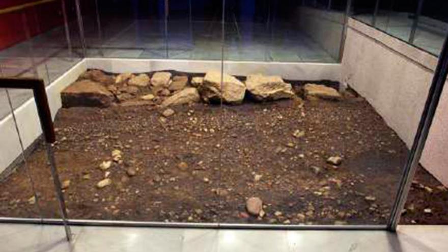 La calzada romana descubierta en el Casco Vello de Vigo // FARO