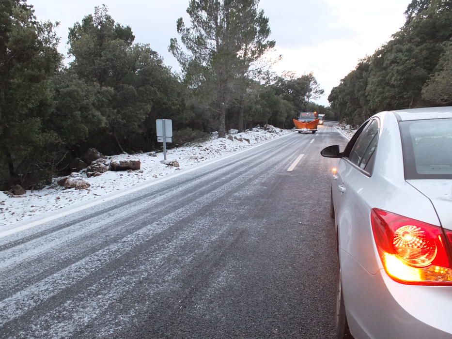 La nieve llega a Mallorca