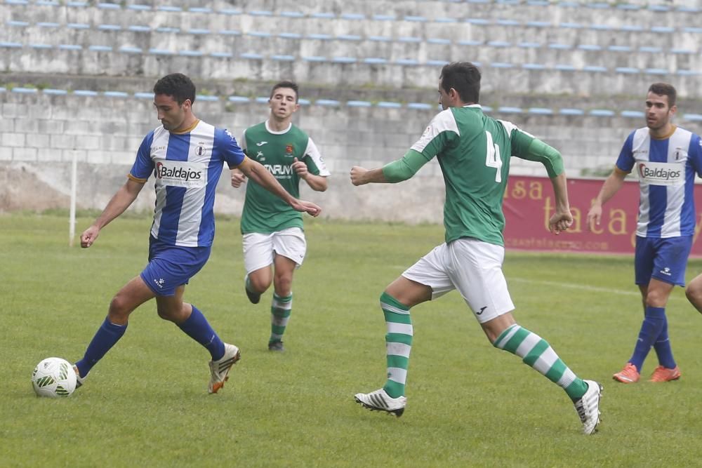 El partido entre el Real Avilés y el Llanes, en imágenes