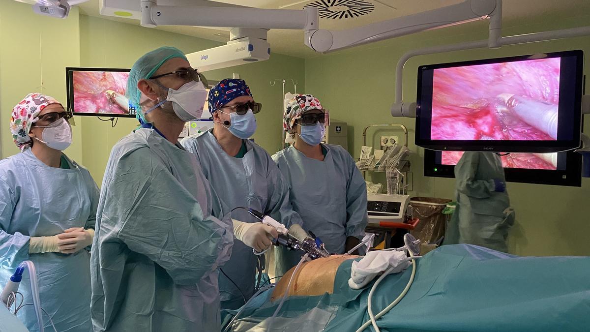 El Hospital Regional de Málaga acoge un curso sobre cirugía laparoscópica hepática avanzada dirigido a profesionales de todo el país