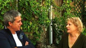Marina Rossell y Albert Om, en una imagen de archivo.