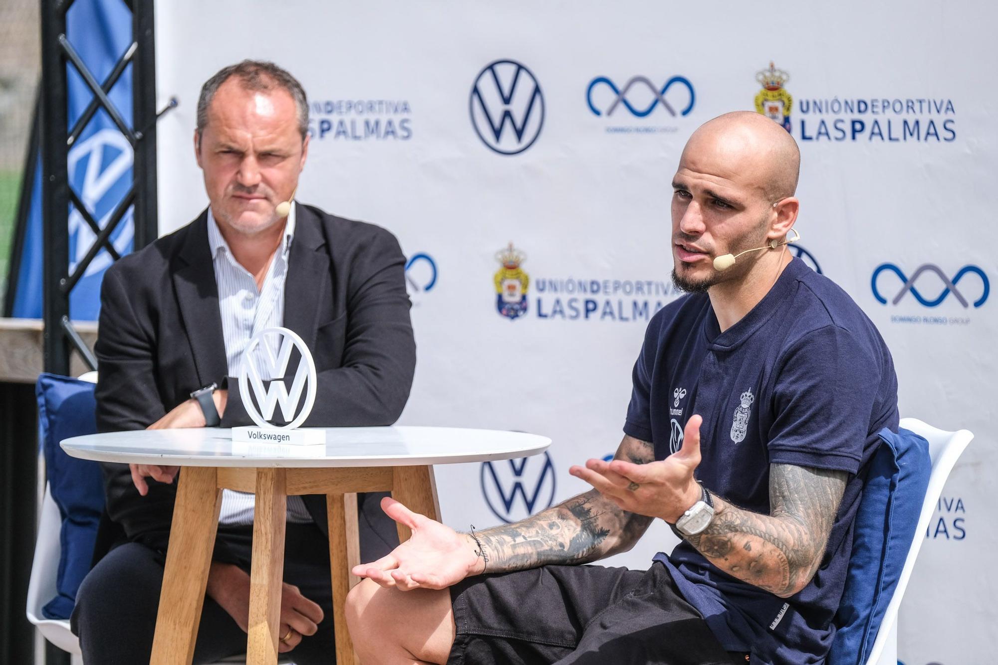 Presentación de Sandro Ramírez, nuevo fichaje de la UD Las Palmas