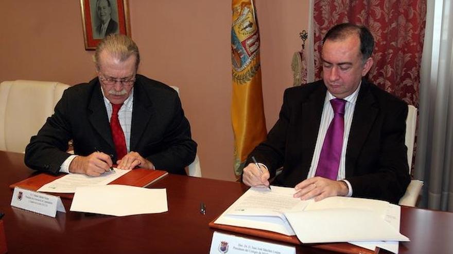 Manuel Sánchez Vicioso junto a Juan José Sánchez.