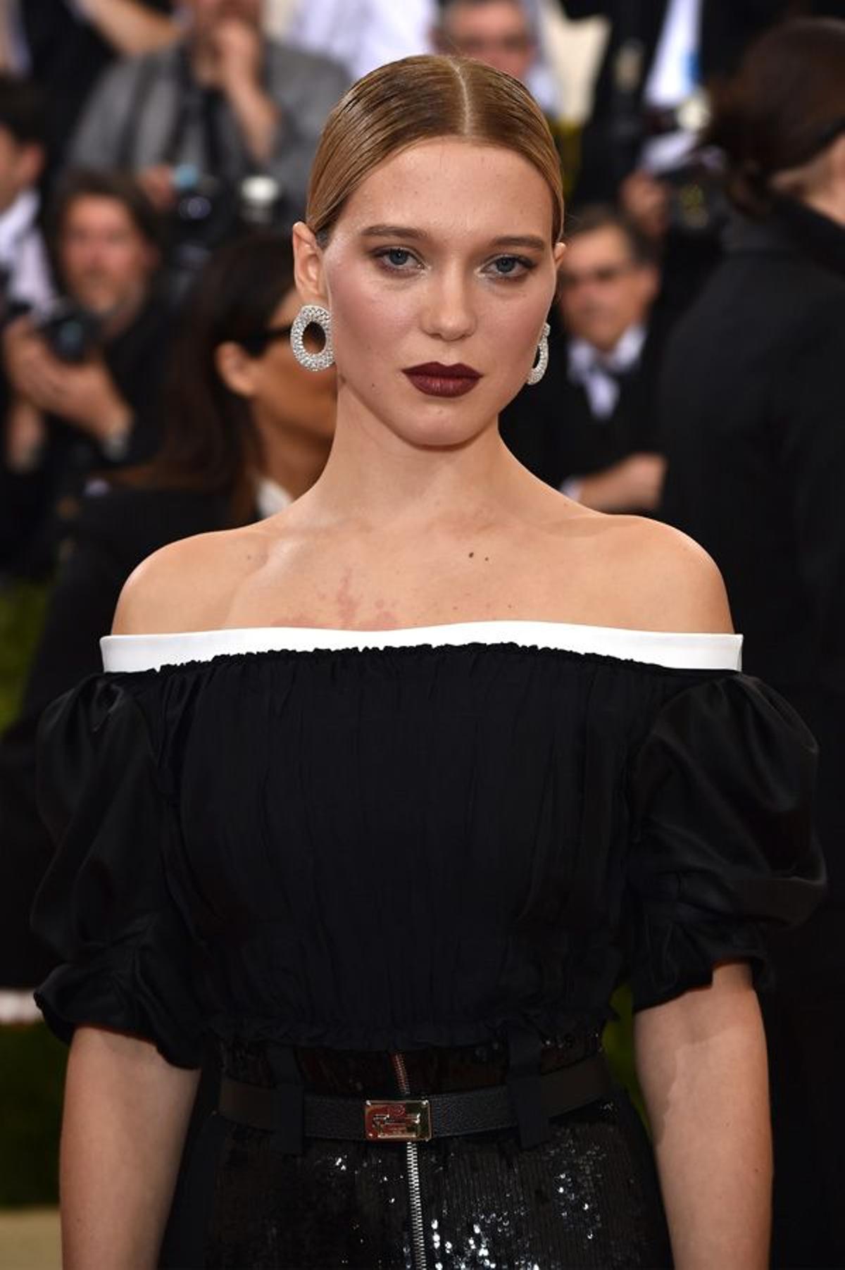 Los labios oscuros de Léa Seydoux