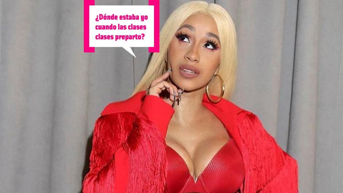 Cardi B se perdió las clases preparto