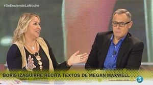 Megan Maxwell i Jordi González (’Se enciende la noche’, Tele 5).