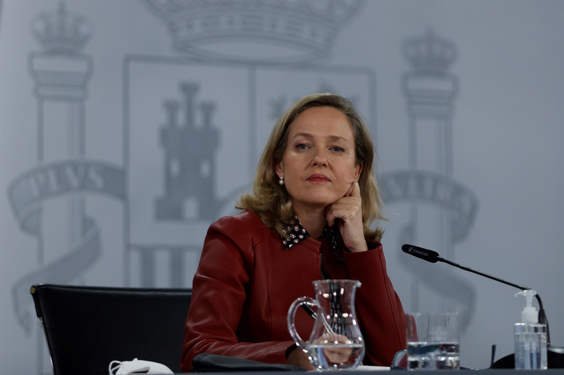 Nadia Calviño, en rueda de prensa posterior al Consejo de Ministros