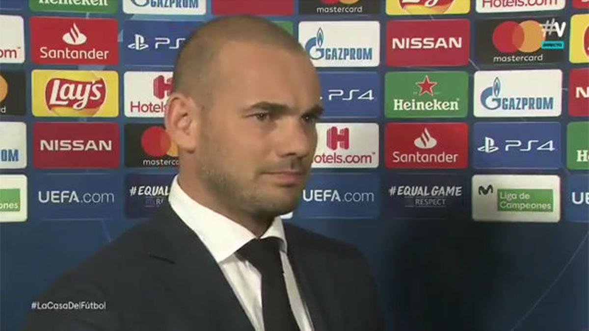 Sneijder: Si tengo que escoger un favorito elegiría el Barcelona.