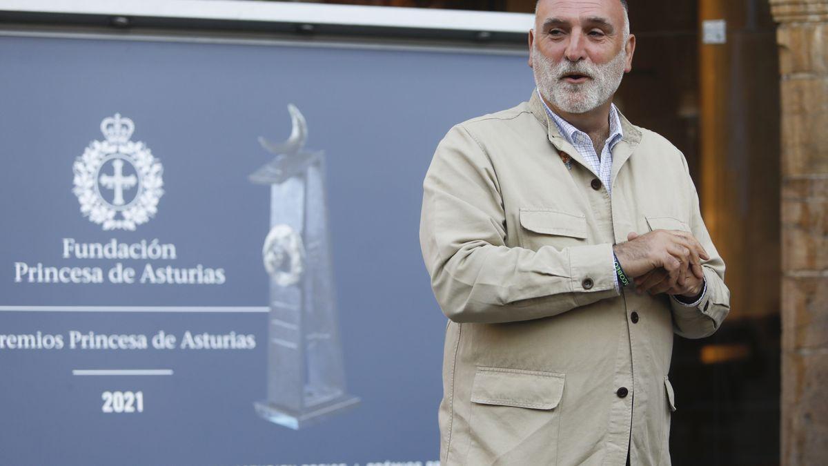 José Andrés en los premios Princesa de Asturias.