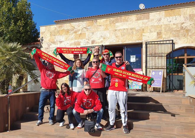 La afición del UCAM Murcia se deja notar en Granada