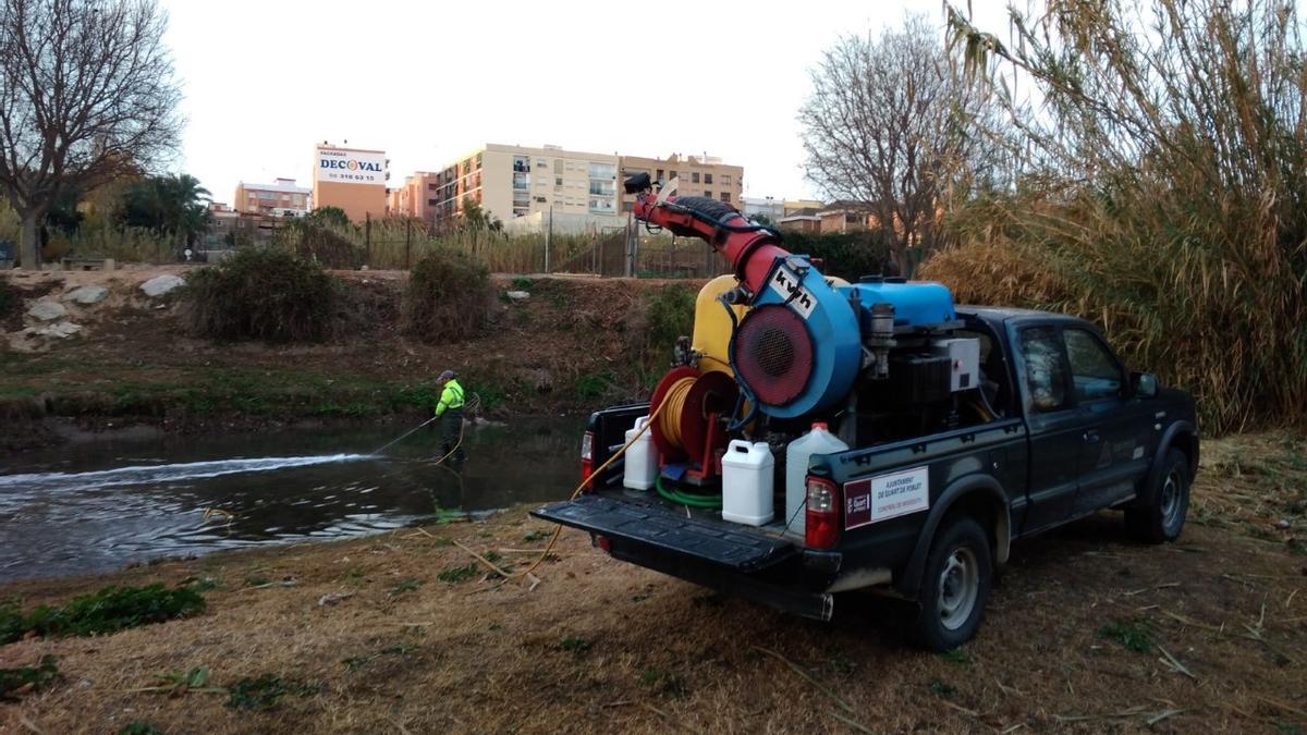 Fumigación Quart de Poblet.