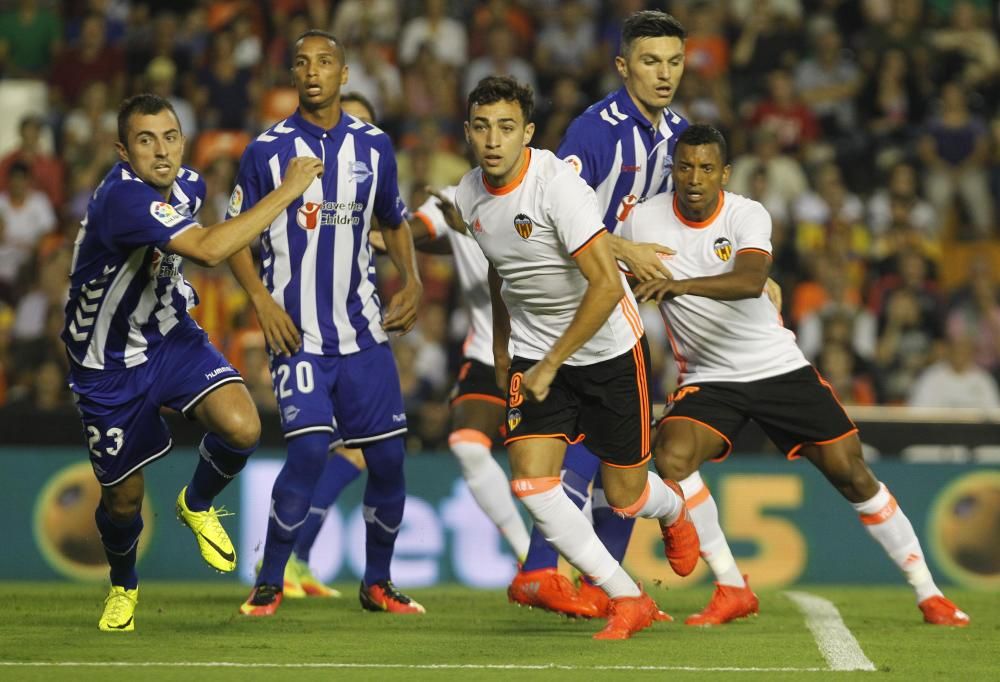 Las imágenes del Valencia - Alavés