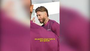 Sergio Ramos tomó la palabra delante de sus compañeros en su primer día: Me podéis pegar todo lo que queráis