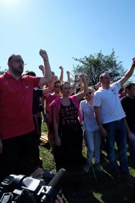 Homenaje a las víctimas del Pozo Funeres