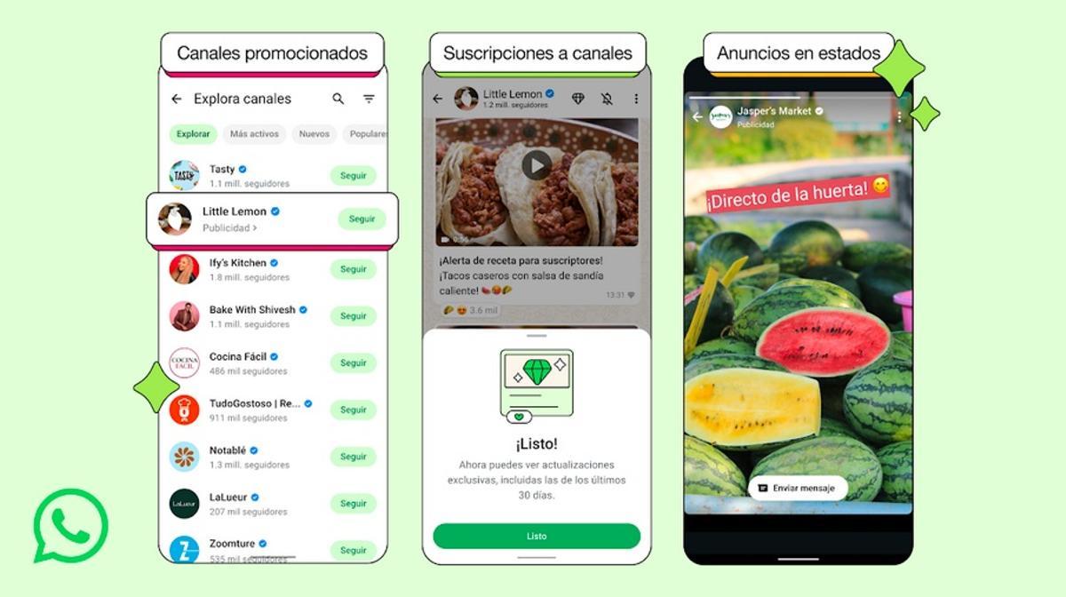 WhatsApp usará tus datos personales para mostrarte anuncios.