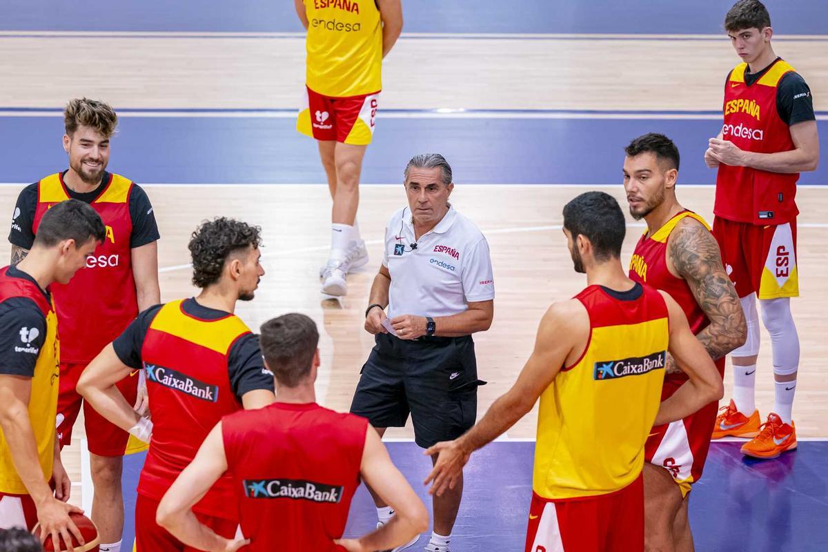 Scariolo es consciente que no llega con la mejor versión de España pero quiere hacer un mejor papel que el que le asigna la FIBA